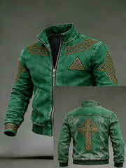 Herren keltische Vintage-Jacke