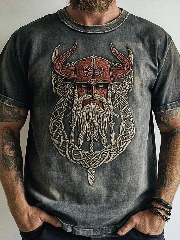 Bedrucktes T-Shirt für Herren Viking