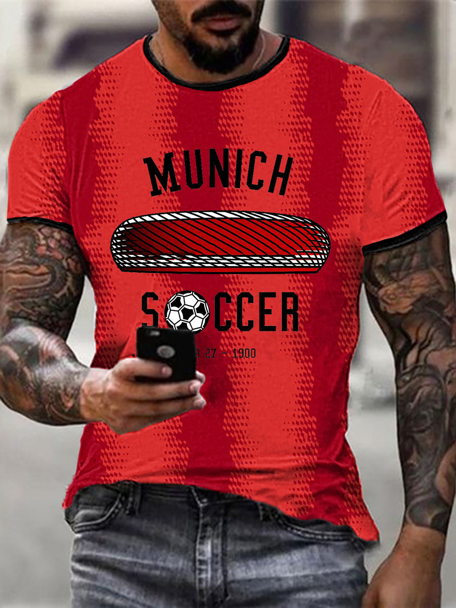 Herren-T-Shirt von Bayern München mit kurzen Ärmeln