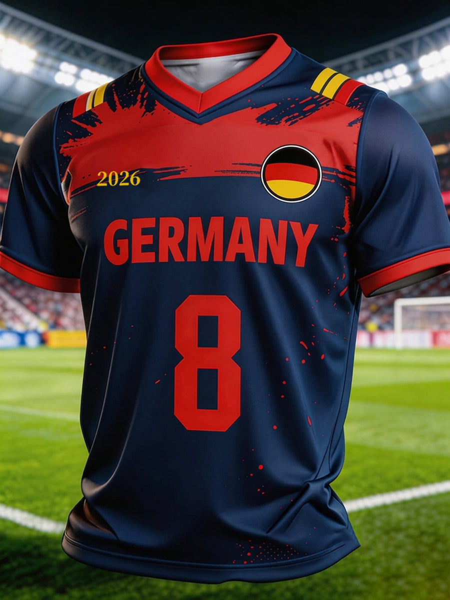 Fußball-Fan-Trikot der Männer Deutschland