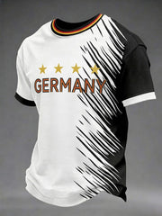 Men's Germany Football Printed T-shirt