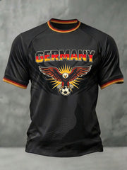 Herren-Fußball-T-Shirt mit Deutschland-Print