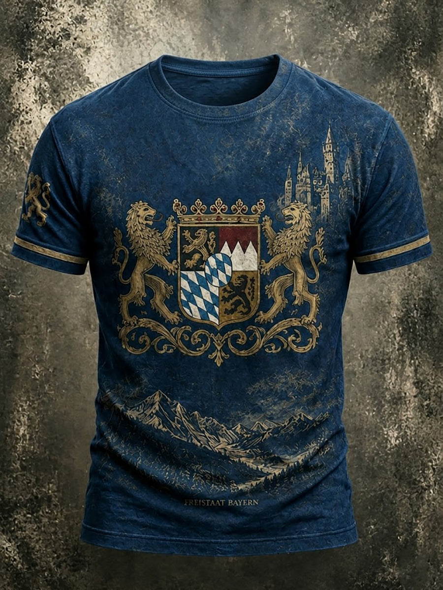 Herren-T-Shirt mit Bayern-München-Print