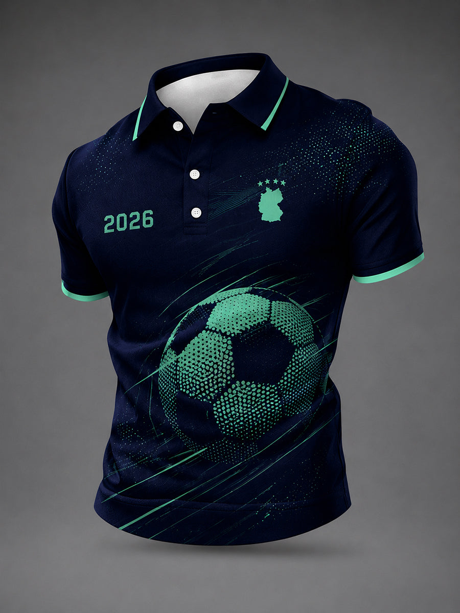 Herren-Fußballfan-Shirt mit Grafik aus Deutschland