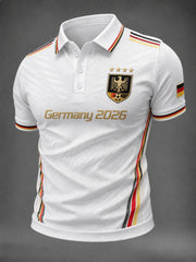 Herren-Fußballshirt mit Deutschland-Druck