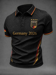Herren-Fußballshirt mit Deutschland-Druck