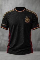 Herren-Fußball-T-Shirt mit Deutschland-Druck