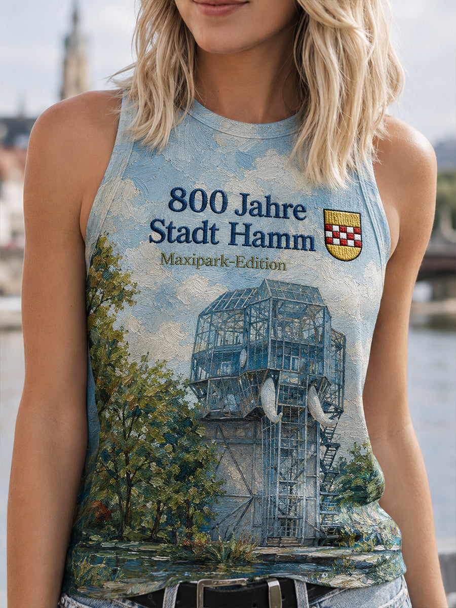 Damen-Druckweste „800 Jahre Stadt Hamm – Seit 1226“