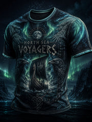Bedrucktes T-Shirt für Herren – North Sea Voyagers