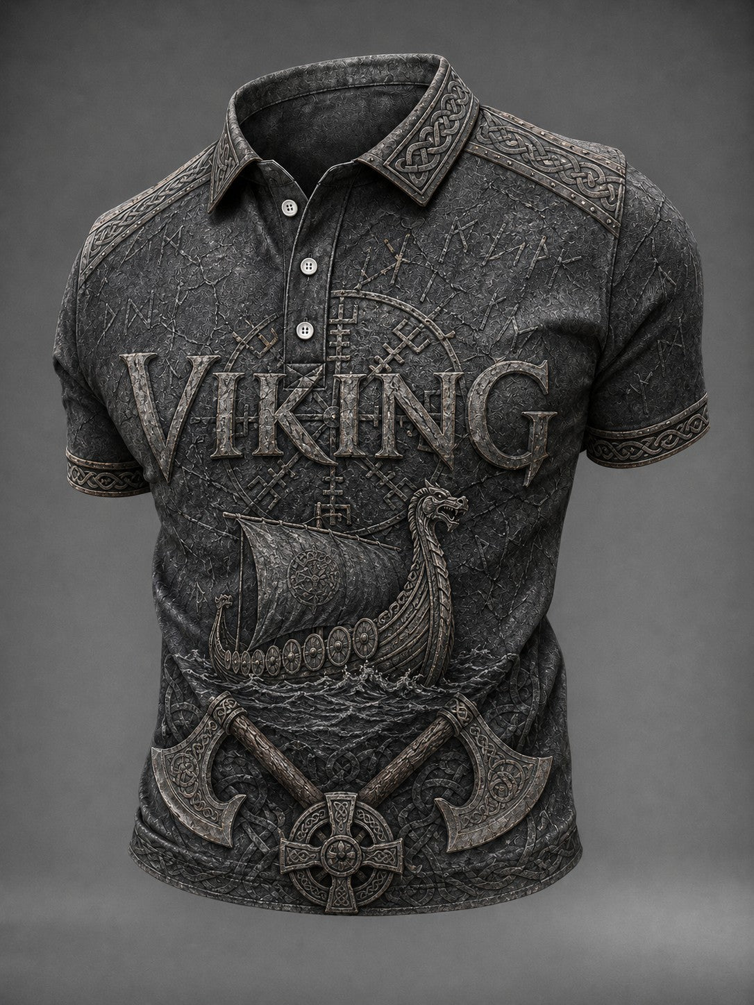 Herren-Vikingertopf mit Aufdruck