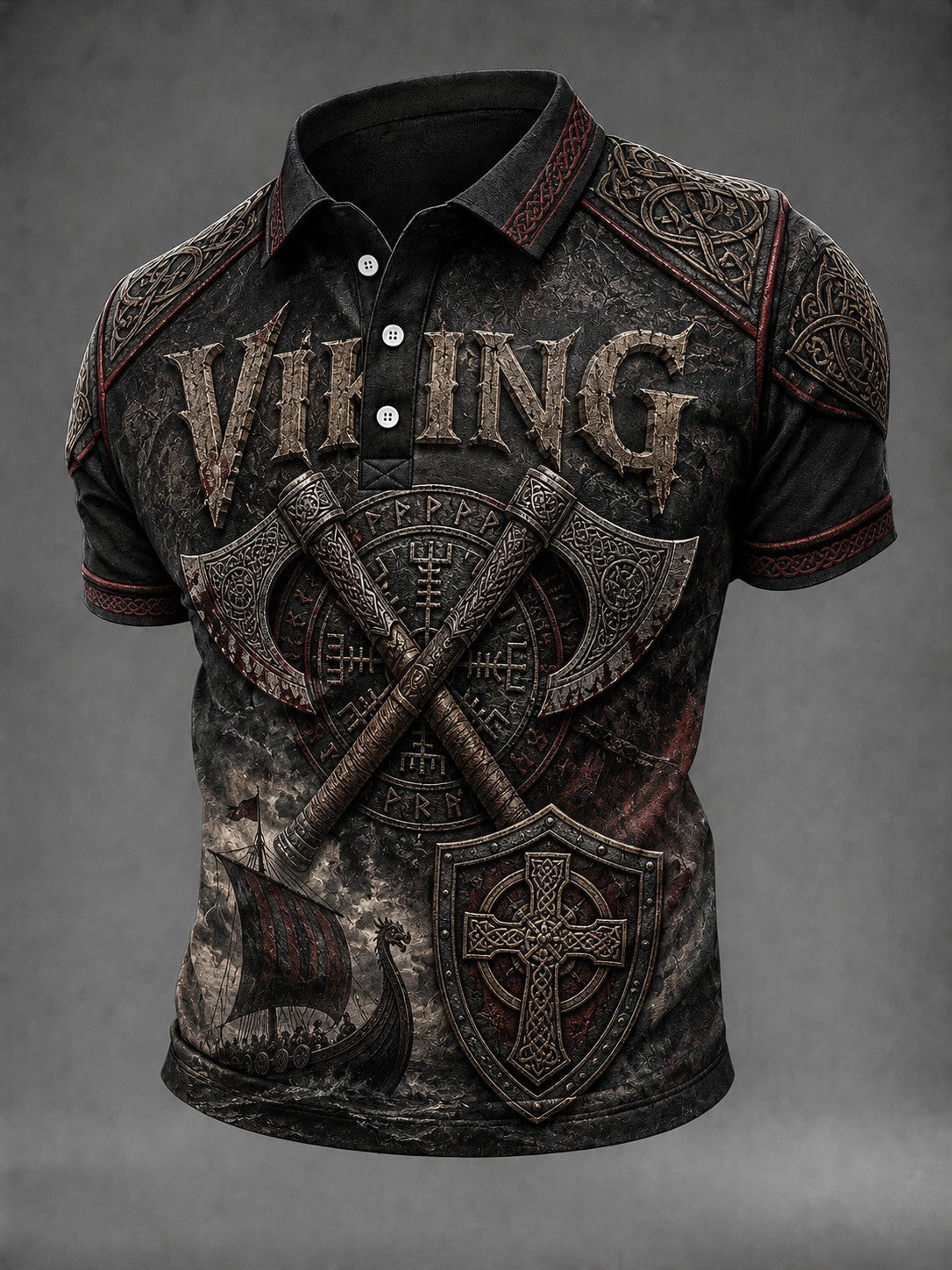 Herren-Vikingertopf mit Aufdruck