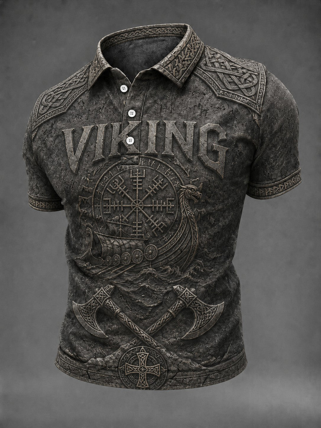 Herren-Vikingertopf mit Aufdruck