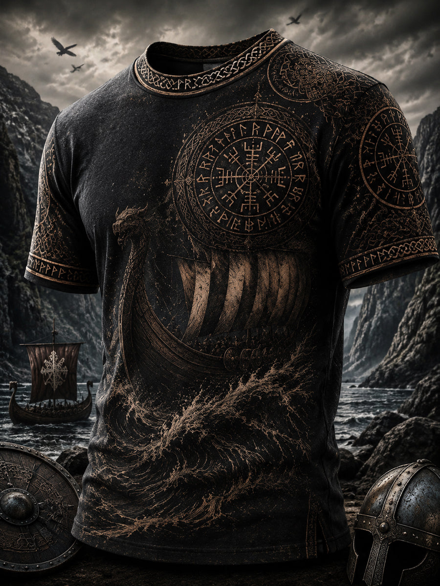 Herren-Vikingert-Shirt mit Druck